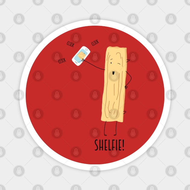 Shelfie Magnet by coryreid_illustration